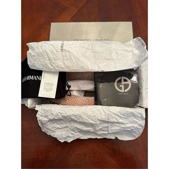 Giorgio Armani leather woven light weight ballet size 8/38 , NWT - Picture 8 of 14